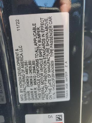 Photo 11 VIN: 1HGCV3F29NA043909 - HONDA ACCORD HYB 