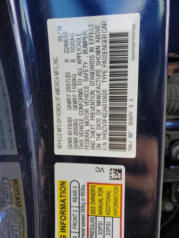 Photo 11 VIN: 1HGCV3F42JA010620 - HONDA ACCORD 