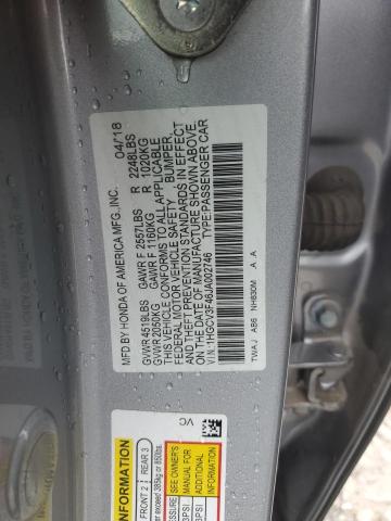 Photo 11 VIN: 1HGCV3F46JA002746 - HONDA ACCORD HYB 