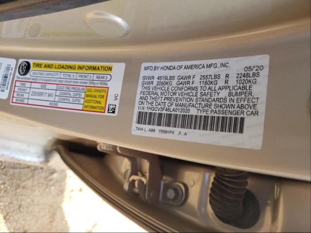 Photo 9 VIN: 1HGCV3F46LA012020 - HONDA ACCORD HYB 