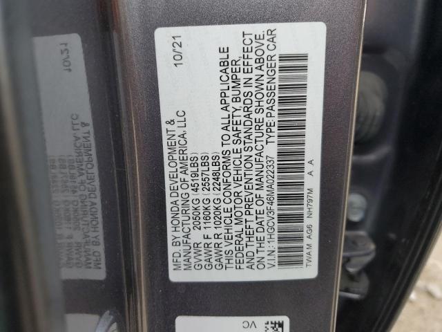 Photo 11 VIN: 1HGCV3F46MA022337 - HONDA ACCORD 