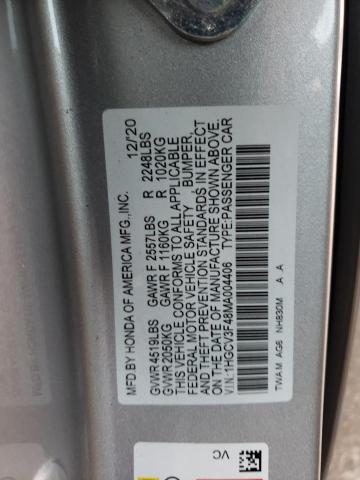 Photo 11 VIN: 1HGCV3F48MA004406 - HONDA ACCORD HYB 