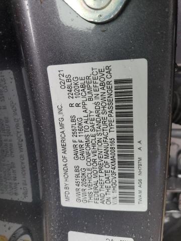 Photo 11 VIN: 1HGCV3F4XMA008165 - HONDA ACCORD HYB 