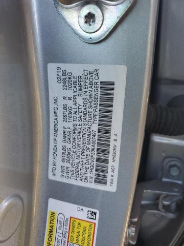 Photo 12 VIN: 1HGCV3F50KA007497 - HONDA ACCORD HYB 