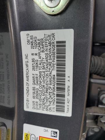 Photo 11 VIN: 1HGCV3F50KA020864 - HONDA ACCORD HYB 