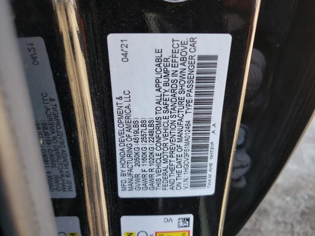 Photo 11 VIN: 1HGCV3F51MA012484 - HONDA ACCORD HYB 