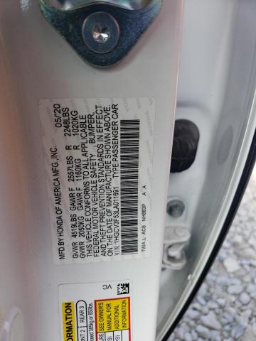 Photo 12 VIN: 1HGCV3F53LA011691 - HONDA ACCORD HYB 