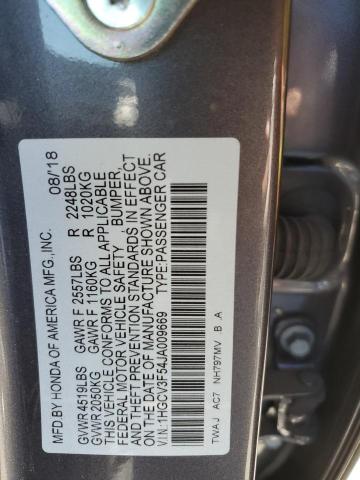 Photo 11 VIN: 1HGCV3F54JA009669 - HONDA ACCORD HYB 