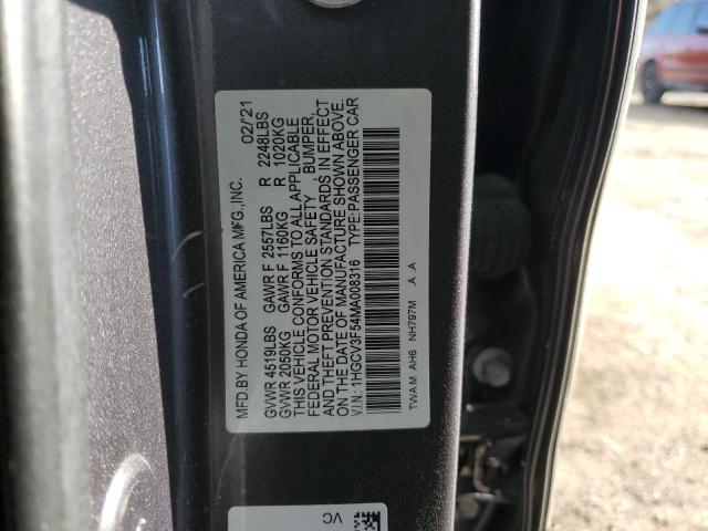 Photo 11 VIN: 1HGCV3F54MA008316 - HONDA ACCORD HYB 