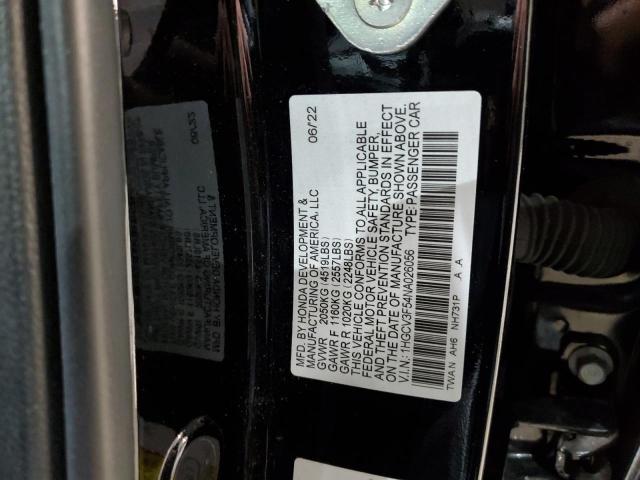 Photo 11 VIN: 1HGCV3F54NA026056 - HONDA ACCORD 