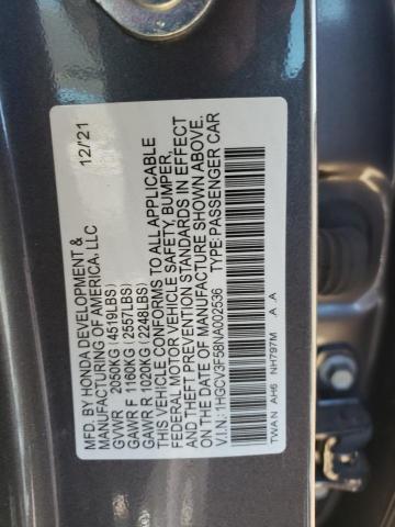 Photo 11 VIN: 1HGCV3F58NA002536 - HONDA ACCORD HYB 