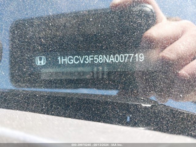 Photo 8 VIN: 1HGCV3F58NA007719 - HONDA ACCORD 