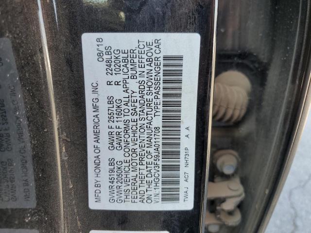 Photo 9 VIN: 1HGCV3F59JA011708 - HONDA ACCORD HYB 