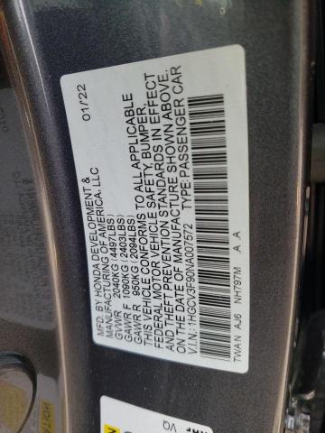 Photo 9 VIN: 1HGCV3F90NA007572 - HONDA ACCORD TOU 