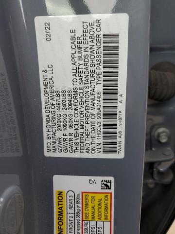 Photo 11 VIN: 1HGCV3F90NA014408 - HONDA ACCORD TOU 