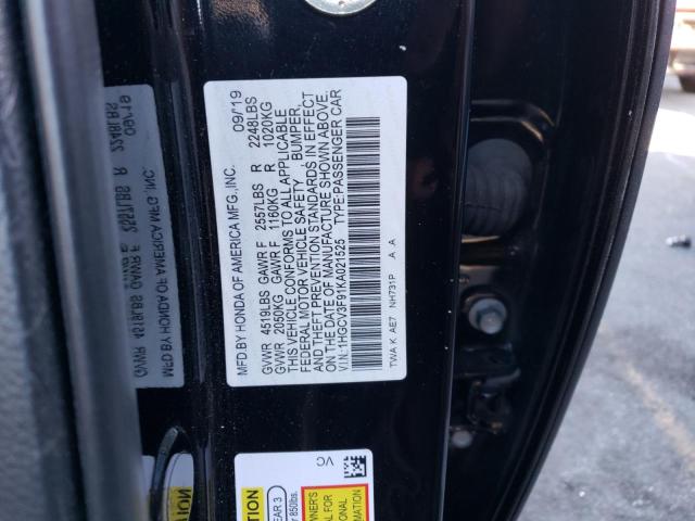 Photo 11 VIN: 1HGCV3F91KA021525 - HONDA ACCORD TOU 