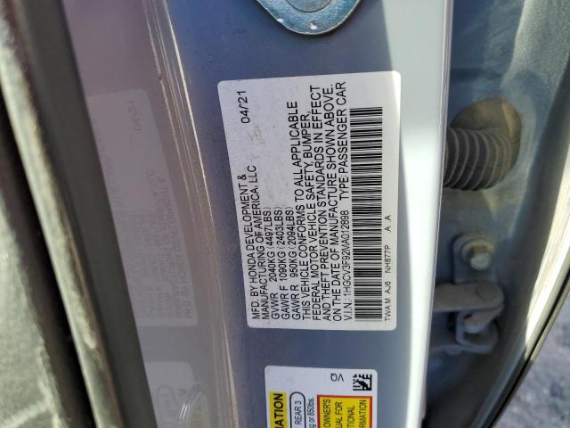 Photo 12 VIN: 1HGCV3F92MA012898 - HONDA ACCORD TOU 