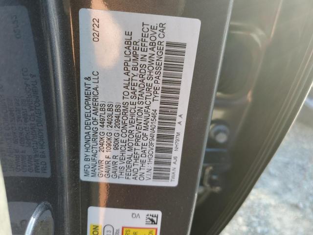 Photo 12 VIN: 1HGCV3F94NA015464 - HONDA ACCORD TOU 