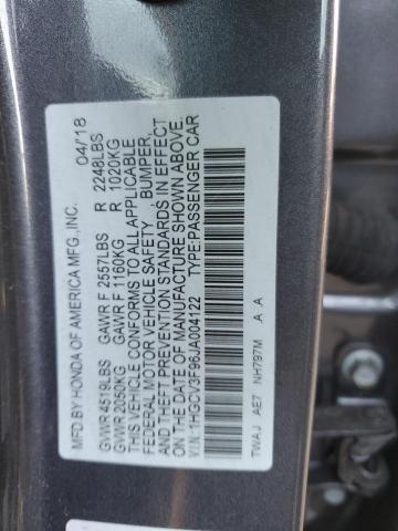 Photo 11 VIN: 1HGCV3F96JA004122 - HONDA ACCORD 