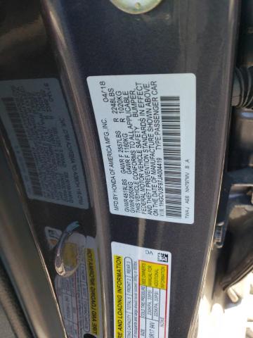 Photo 11 VIN: 1HGCV3F97JA004419 - HONDA ACCORD TOU 