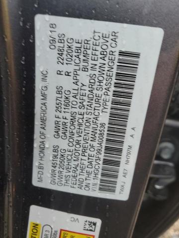 Photo 11 VIN: 1HGCV3F99JA008536 - HONDA ACCORD TOU 