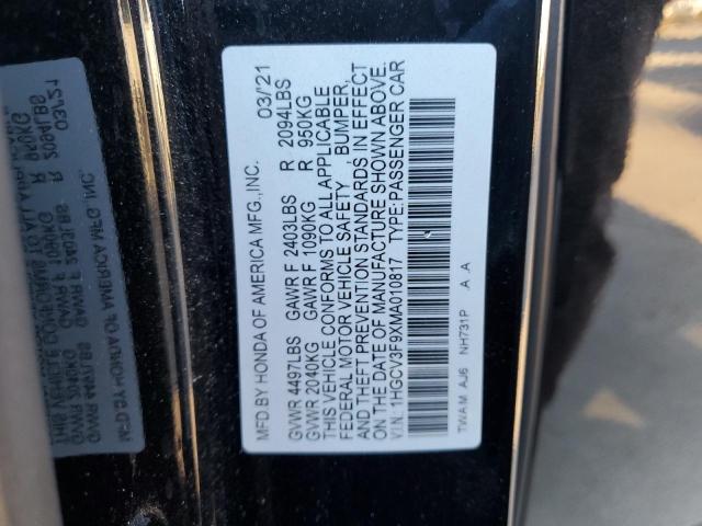 Photo 12 VIN: 1HGCV3F9XMA010817 - HONDA ACCORD 