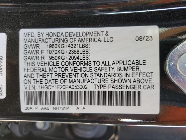 Photo 11 VIN: 1HGCY1F20PA053002 - HONDA ACCORD 