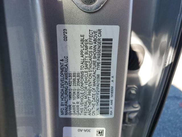 Photo 12 VIN: 1HGCY1F21PA010398 - HONDA ACCORD 