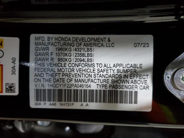 Photo 12 VIN: 1HGCY1F22PA046164 - HONDA ACCORD LX 