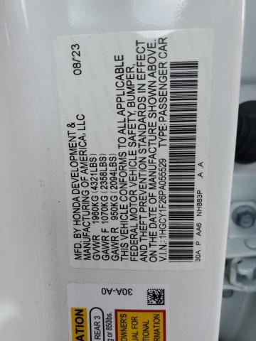 Photo 11 VIN: 1HGCY1F26PA055529 - HONDA ACCORD 