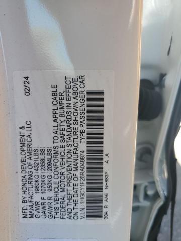 Photo 11 VIN: 1HGCY1F26RA048874 - HONDA ACCORD LX 