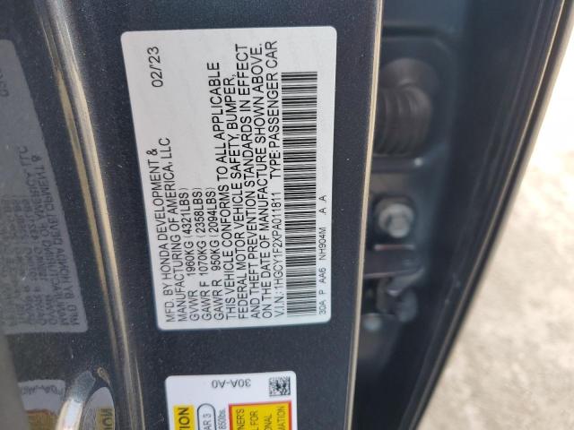 Photo 11 VIN: 1HGCY1F2XPA011811 - HONDA ACCORD LX 