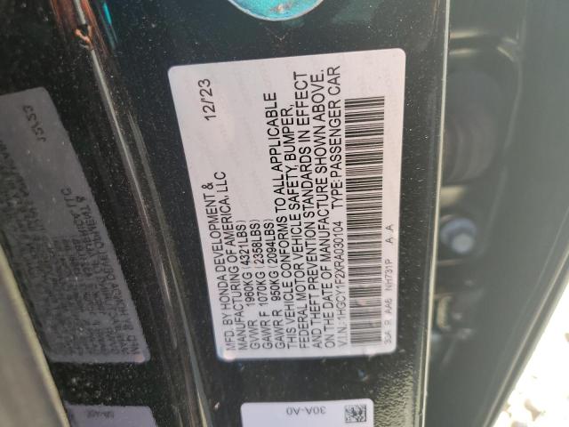 Photo 11 VIN: 1HGCY1F2XRA030104 - HONDA ACCORD LX 