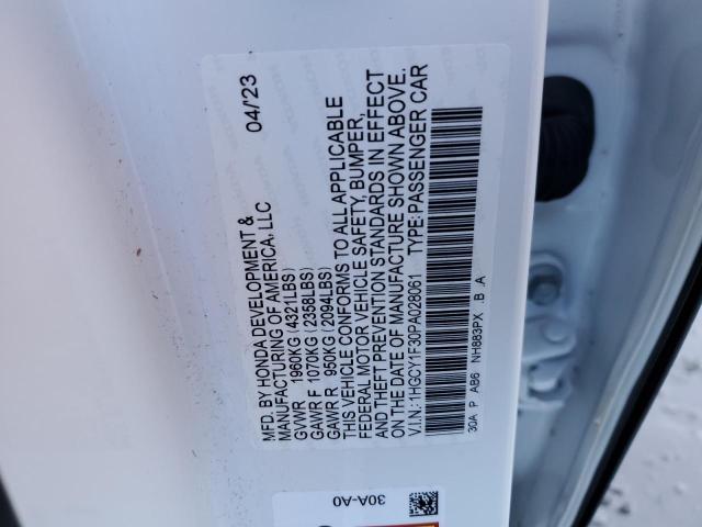 Photo 11 VIN: 1HGCY1F30PA028061 - HONDA ACCORD 