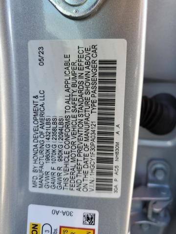 Photo 11 VIN: 1HGCY1F30PA034121 - HONDA ACCORD 