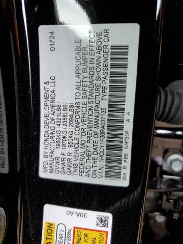 Photo 11 VIN: 1HGCY1F30RA037135 - HONDA ACCORD EX 