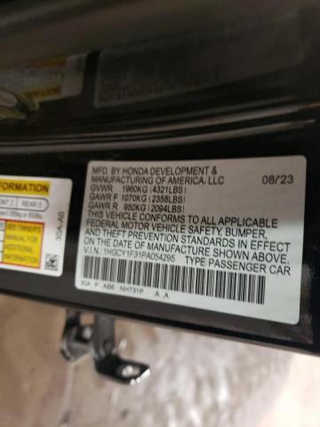 Photo 11 VIN: 1HGCY1F31PA054295 - HONDA ACCORD EX 