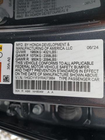 Photo 12 VIN: 1HGCY1F31RA073884 - HONDA ACCORD EX 