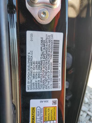 Photo 11 VIN: 1HGCY1F32PA003260 - HONDA ACCORD EX 