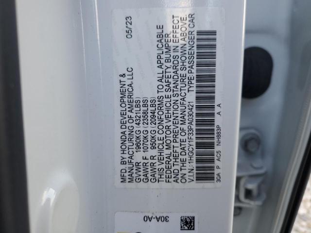 Photo 12 VIN: 1HGCY1F33PA030421 - HONDA ACCORD EX 