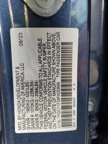 Photo 11 VIN: 1HGCY1F33PA053696 - HONDA ACCORD EX 