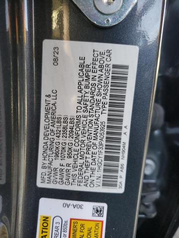 Photo 11 VIN: 1HGCY1F33PA053925 - HONDA ACCORD EX 