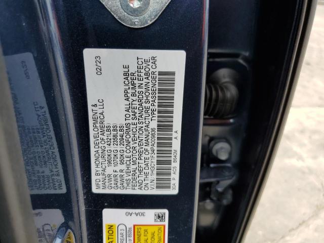 Photo 11 VIN: 1HGCY1F34PA009836 - HONDA ACCORD EX 