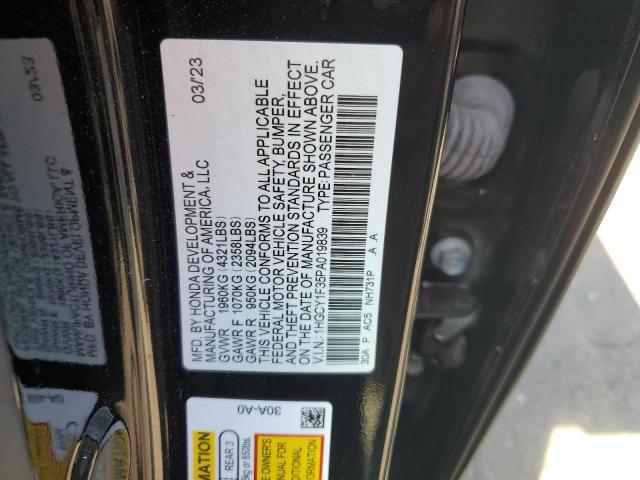 Photo 11 VIN: 1HGCY1F35PA019839 - HONDA ACCORD EX 