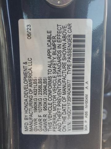 Photo 11 VIN: 1HGCY1F35PA043977 - HONDA ACCORD EX 