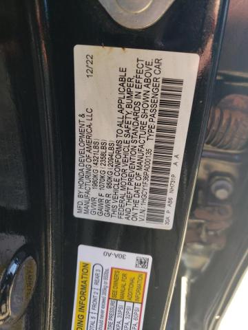 Photo 11 VIN: 1HGCY1F36PA000135 - HONDA ACCORD EX 