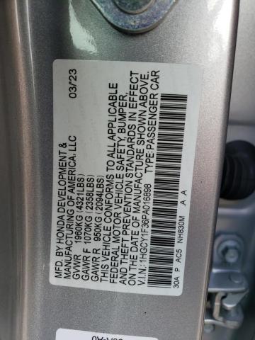 Photo 11 VIN: 1HGCY1F36PA016898 - HONDA ACCORD 