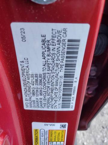 Photo 12 VIN: 1HGCY1F37PA031135 - HONDA ACCORD EX 