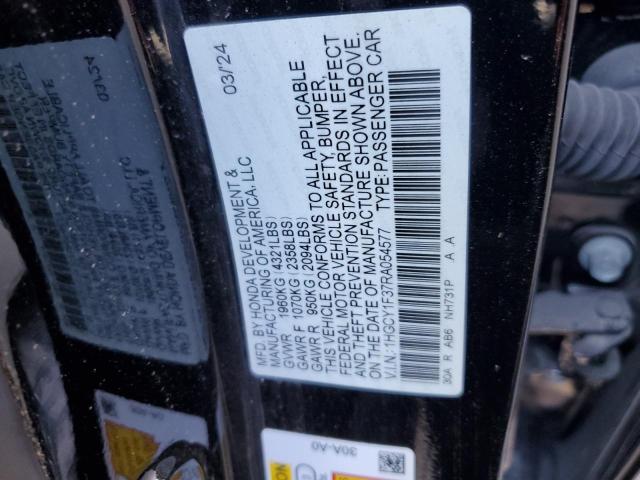 Photo 11 VIN: 1HGCY1F37RA054577 - HONDA ACCORD EX 