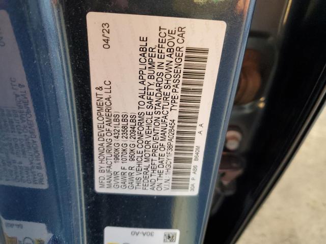 Photo 11 VIN: 1HGCY1F38PA028454 - HONDA ACCORD 